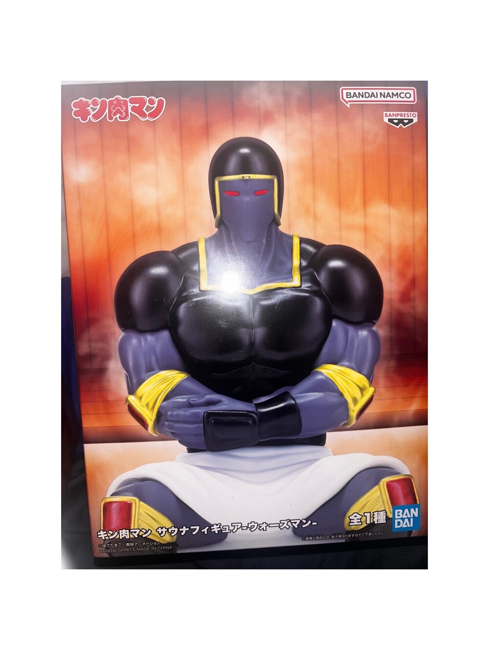 Banpresto Kinnikuman Warsman Figure Black New Sauna L-Formation  US Seller